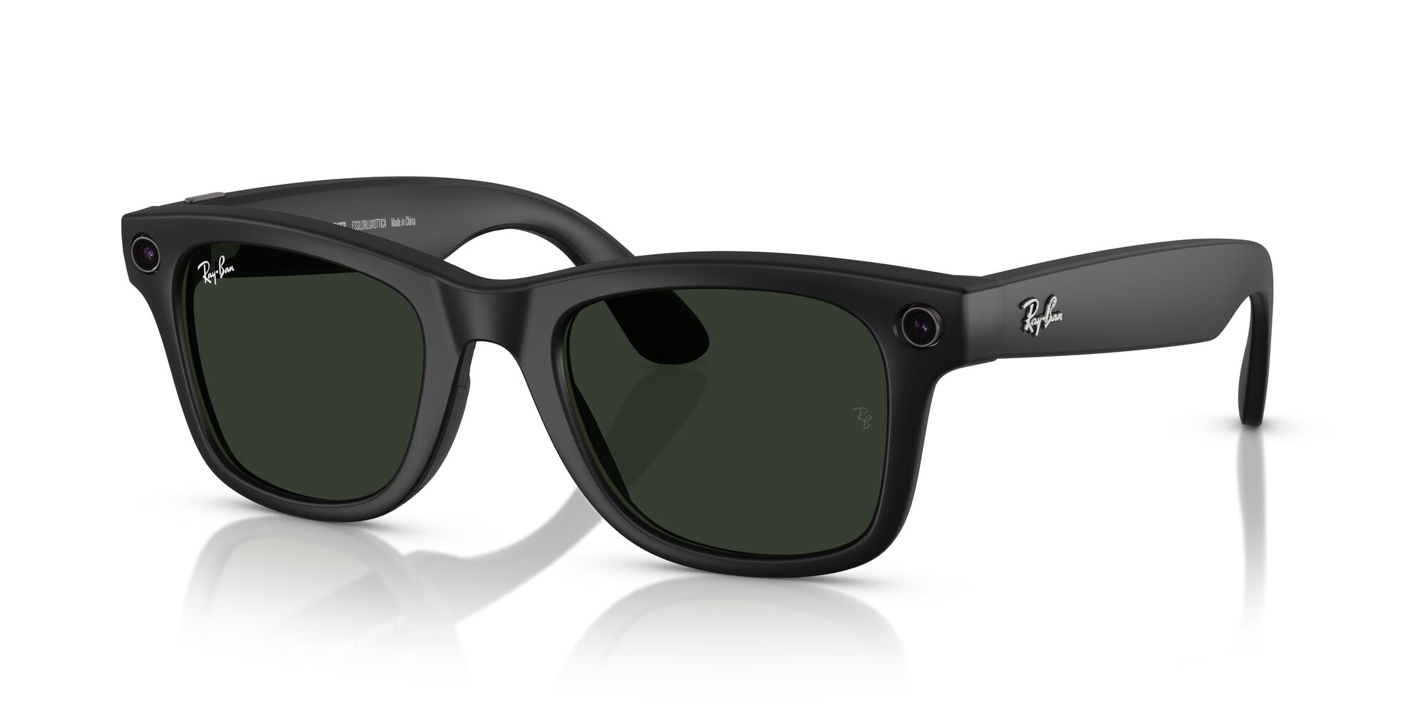Ray-Ban Wearable WAYFARER, 0RW4006, 601SM1 Black, 50